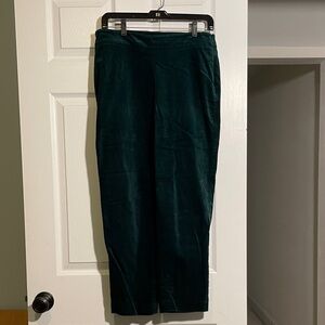 Talbots velveteen pants in curvy fit.